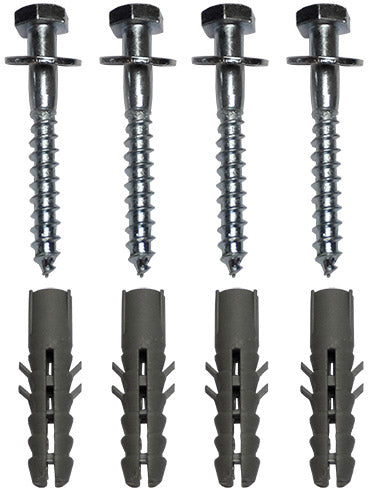 sky vision Schrauben und Dübelset je 4x, 10 mm