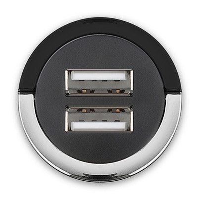 Goobay Kfz Lade-Adapter 12V > 2xUSB schwarz