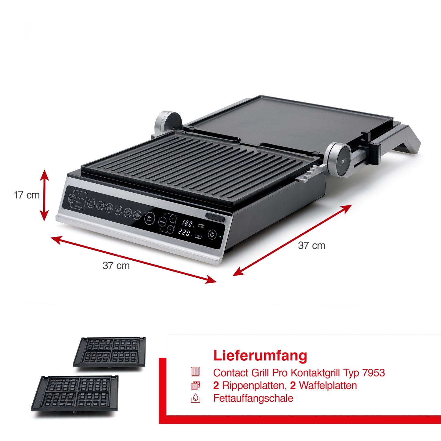 Waffel & Contact Grill Pro (Typ 7953)