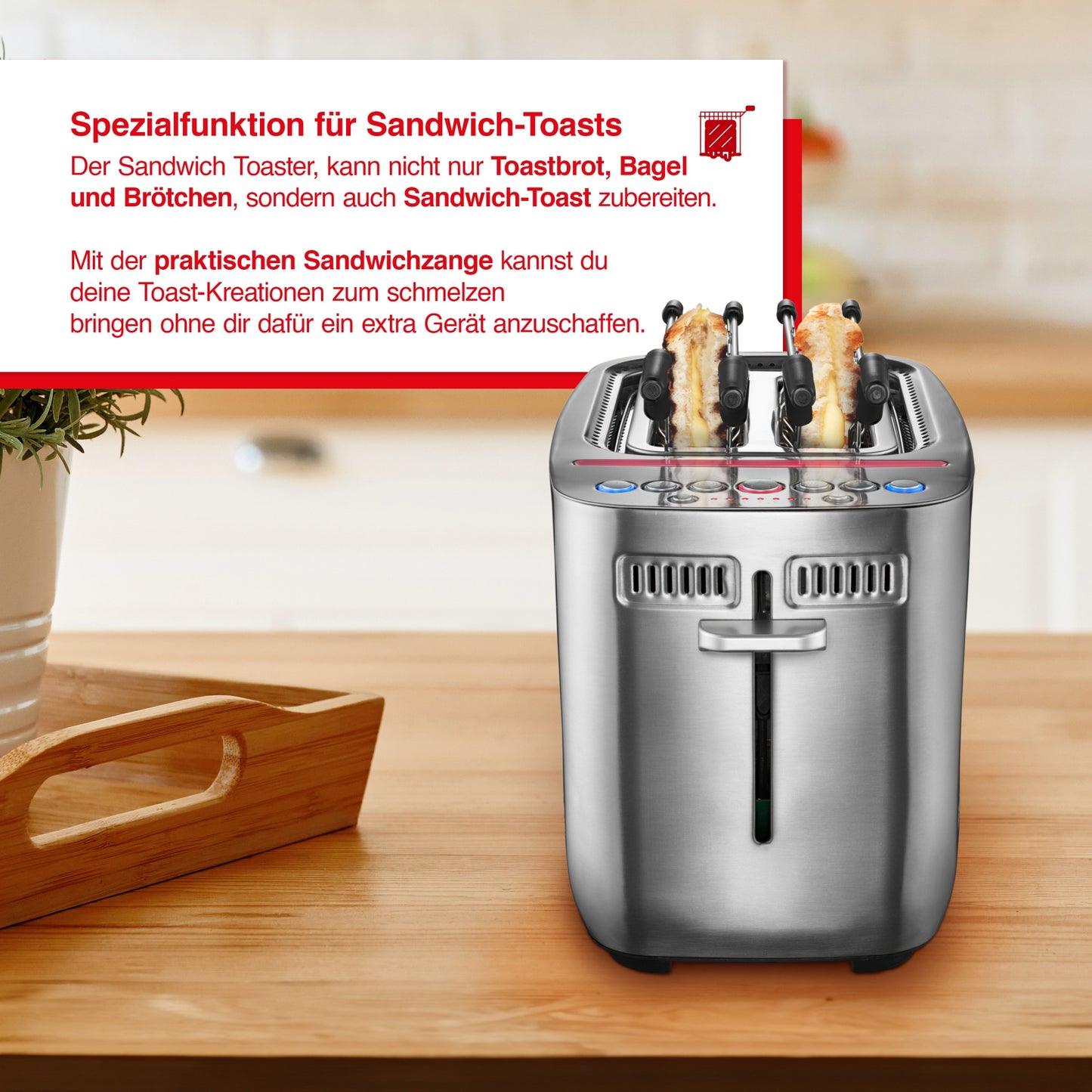 Sandwich Toaster (Typ 8003) B-Ware