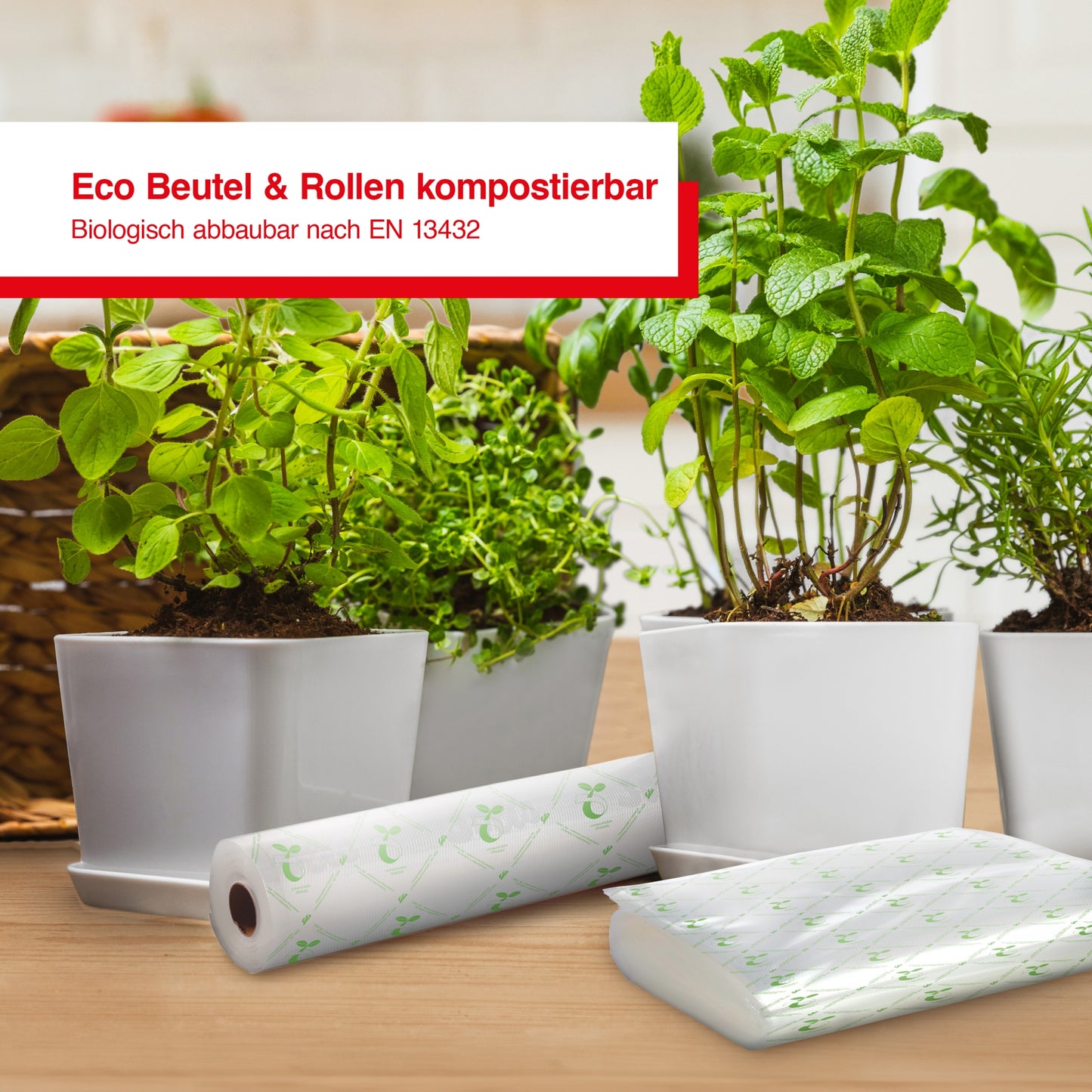 Solis Vakuumierer mit Marinierfunktion, Vorteilspack inkl. 60 Beutel & 4 Rollen