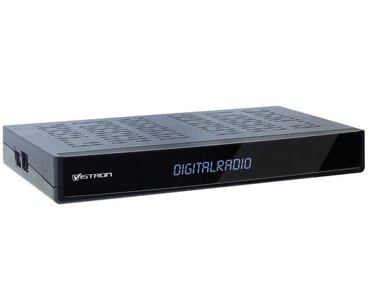 Vistron VT855 Kabelradio Adapter DVB-C, für Ihre Stereoanlage, Audio R/L, RF IN und RF OUT