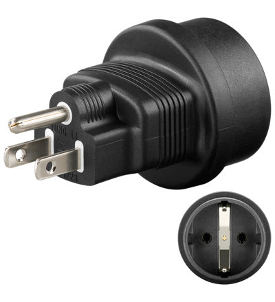 Goobay Schukokupplung > US Stecker Netzadapter