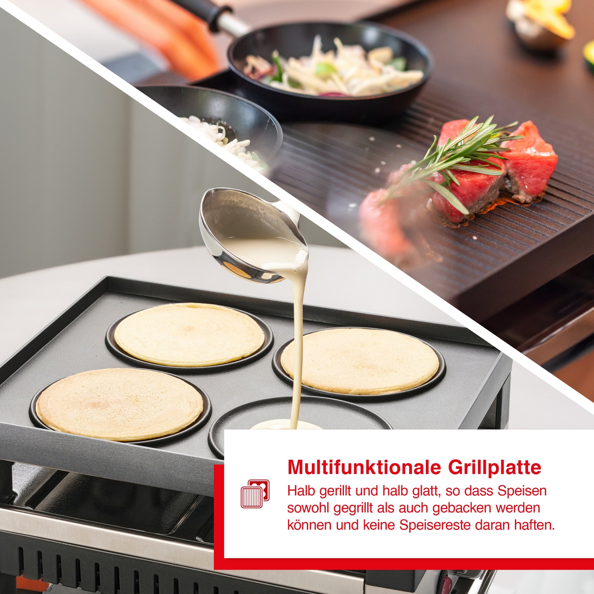 5in1 Tischgrill f&uuml;r 4 Pers. (Typ 7910)