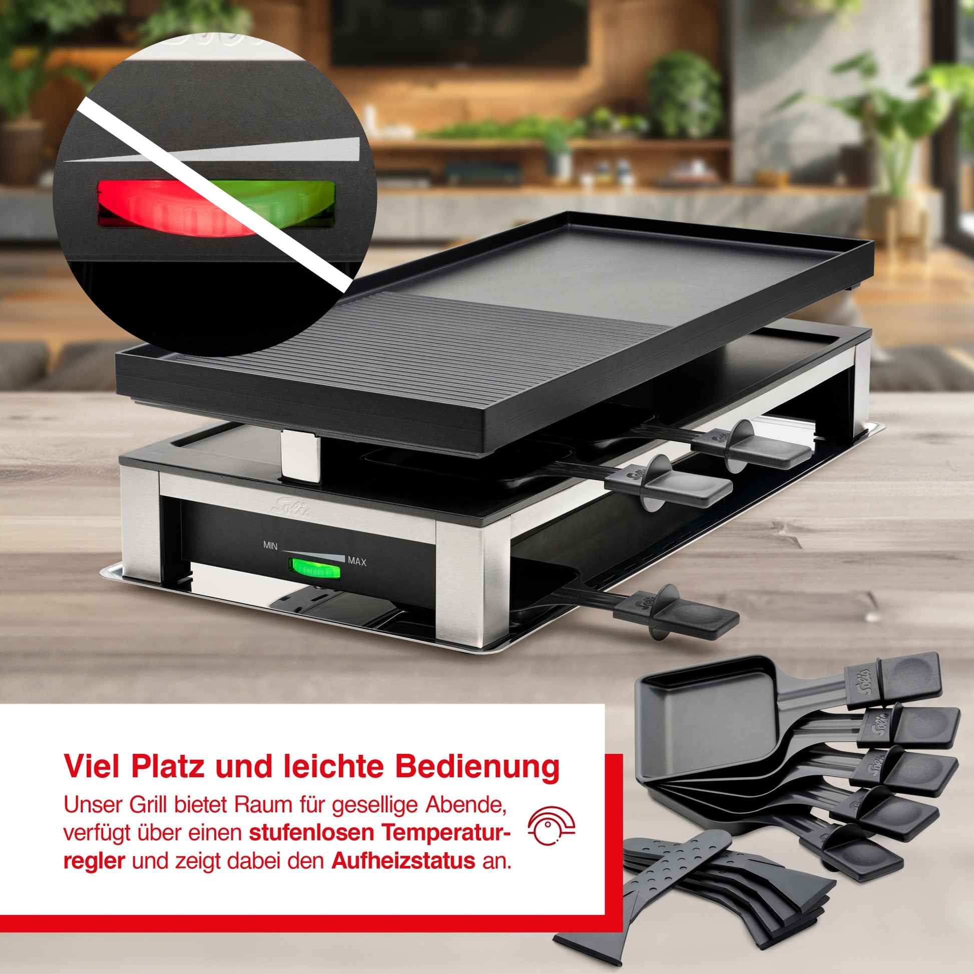 3 in 1 Combi Grill f&uuml;r 10 Personen (Typ 7911)