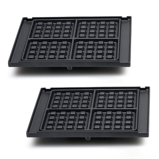 Solis Waffelplatten 2er Set oben & unten 28 x 25 cm