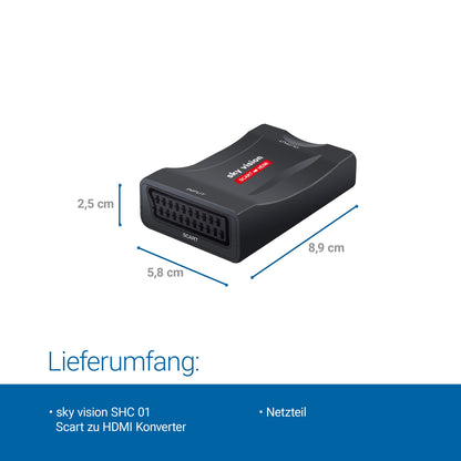 SHC 01 - Scart zu HDMI Konverter