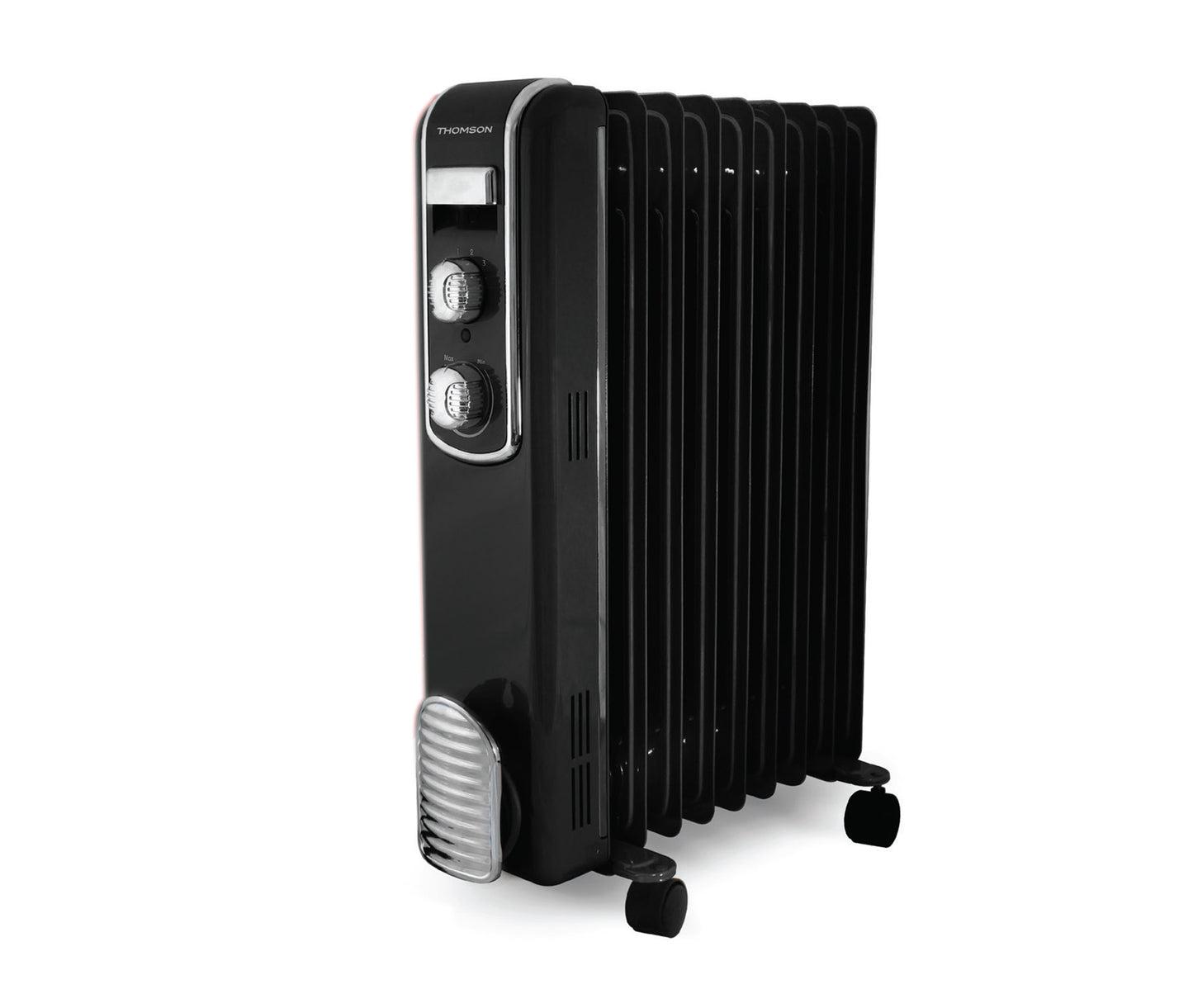 THOMSON 50er ÖL Heizkörper 2000 W, 2 Leistungsstufen, Thermostat schwarz