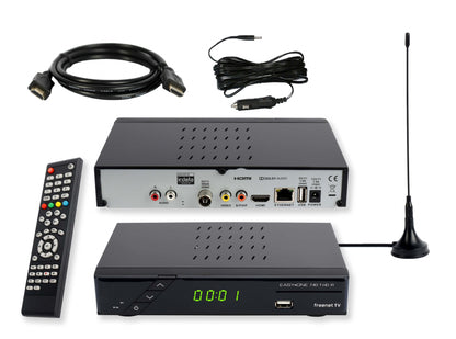 EasyOne 740 DVB-T2 Receiver Camping Bundle