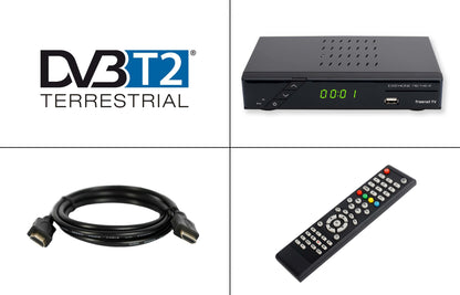 EasyOne 740 DVB-T2 Receiver HDMI Bundle