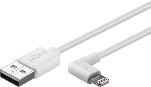 90&deg; Apple Lightning USB Sync &amp; Lade Kabel